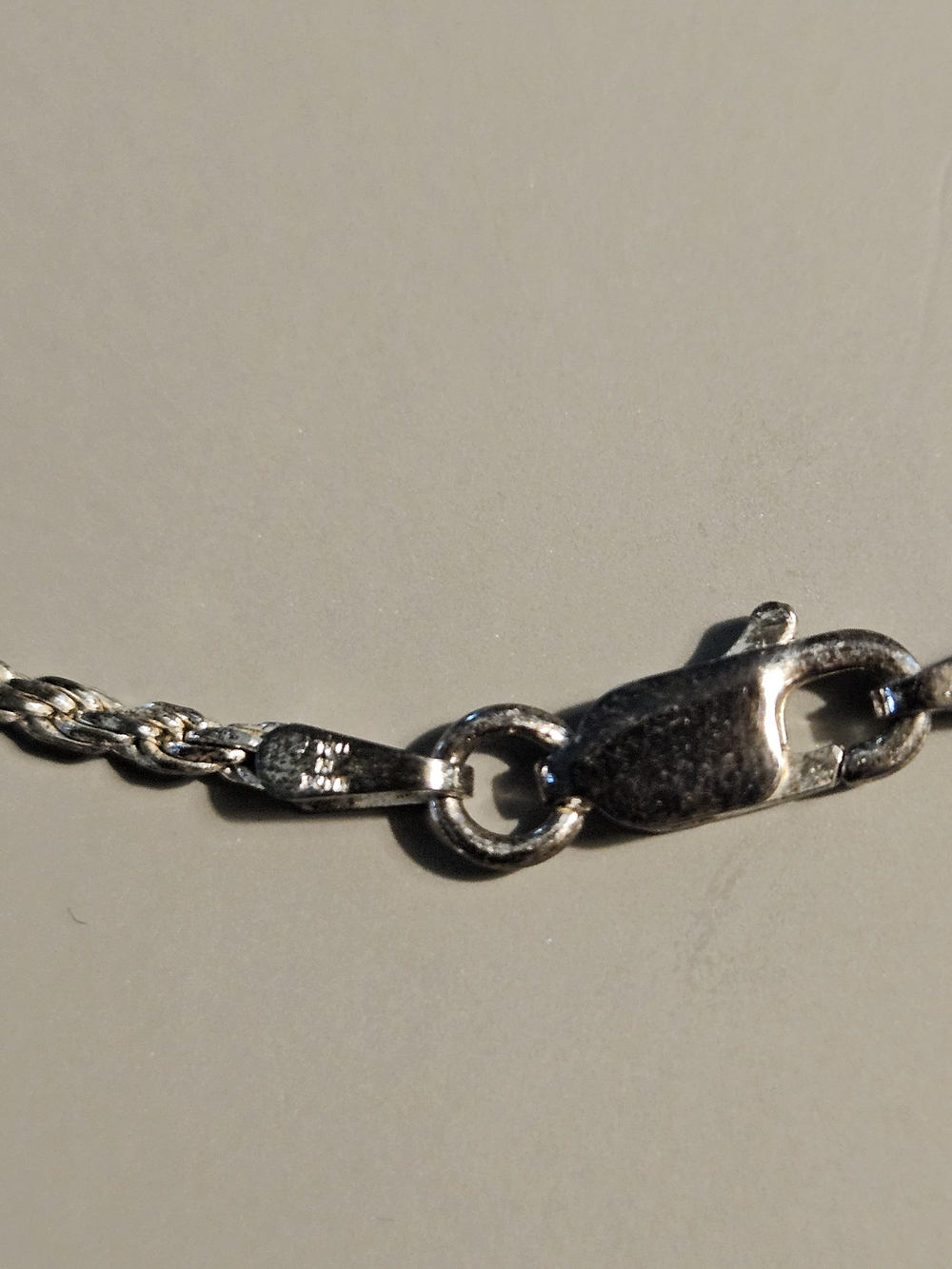 Vintage 925 Sterling Silver Heart Lock and Key Pendant Necklace Italy FAS - Picture 4 of 10